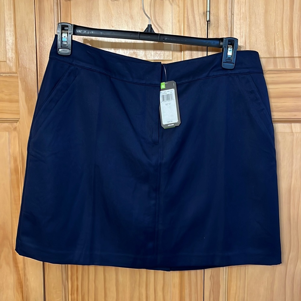 NWT Navy Izod Golf Skort.